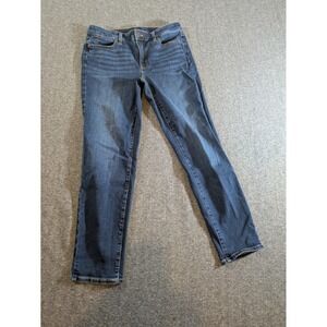 Talbots Jeans Women's Dark Wash Flawless Five-Pocket Slim Ankle Size 6